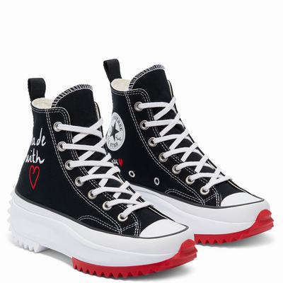 Férfi Converse Love Thread Run Star Hike Magasszárú Cipő CO8937650 Fekete/Fehér